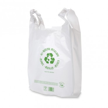 ECO BOLSA CAMISETA 42x53 CM (50 UNI)