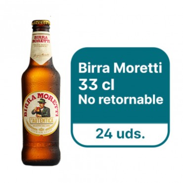 BIRRA MORETTI 33 CL N/R (24 BOT)