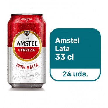 AMSTEL LATA 33 CL (24 UNI)