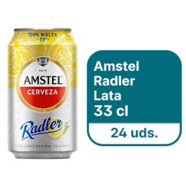 AMSTEL RADLER LATA 33 CL (24 UNI)