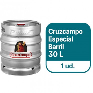 CRUZCAMPO ESPECIAL BARRIL 30 LITROS