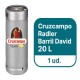 CRUZCAMPO RADLER BARRIL 20 L.