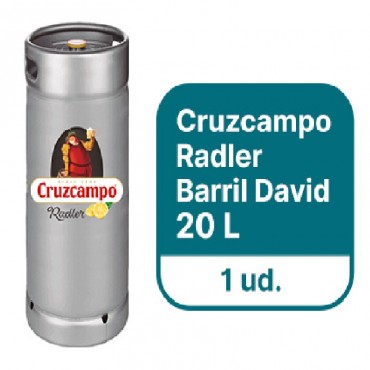 CRUZCAMPO RADLER BARRIL 20 L.
