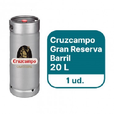 CRUZCAMPO GRAN RESERVA BARRIL 20 LITROS