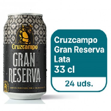 CRUZCAMPO GRAN RESERVA LATA 33 CL (24U)