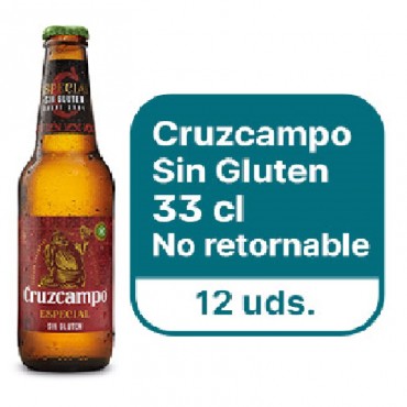 CRUZCAMPO SIN GLUTEN 33 CL N/R (12 B)