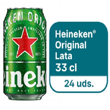 HEINEKEN LATA 33 CL (24 UNI)