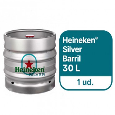 HEINEKEN SILVER BARRIL 30 LITROS