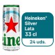 HEINEKEN SILVER LATA 33 CL. (24 UNI)