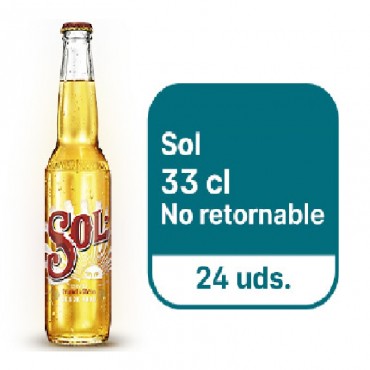 SOL 33 CL BOTELLA N/R (24 B)