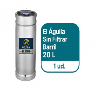 EL AGUILA SIN FILTRAR BARRIL 20 L.
