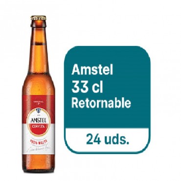AMSTEL 1/3 RET. (24 B)