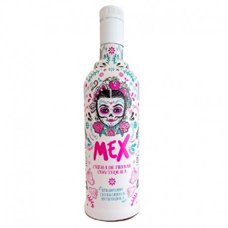 MEX CREMA FRESA CON TEQUILA (BOT)